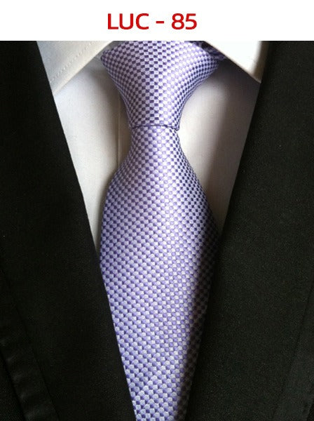 Polyester men's striped small floral business administrative tie