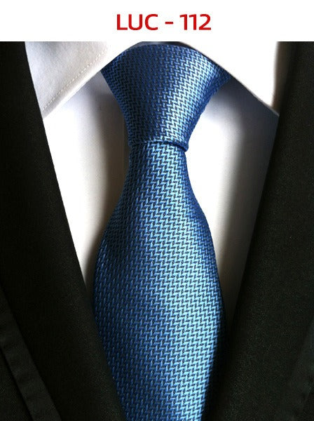 Polyester men's striped small floral business administrative tie