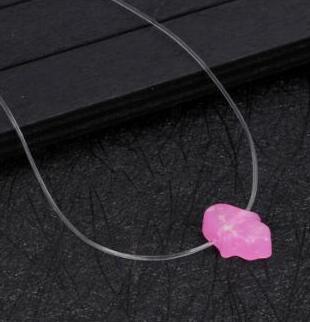 Invisible Fishing Line Necklace Fatima Pendant Necklace