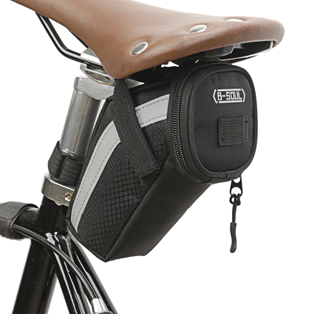 B-SOUL Bicycle Tail Bag Mountain Bike Tail Bag Road Car Seat Cushion Bag Saddle Bag Riding Equipment