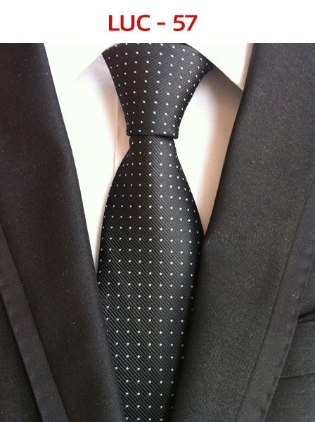 Polyester men's striped small floral business administrative tie