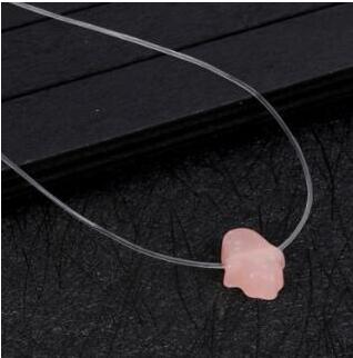 Invisible Fishing Line Necklace Fatima Pendant Necklace