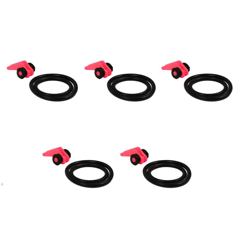 LEO 5 set/lot Plastic Fishing Hook
