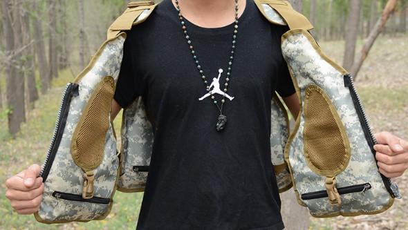Lua Models Vest Dual Purpose Life Jackets Camo Fishing Suits Swim Outdoor Fishing Life Vest