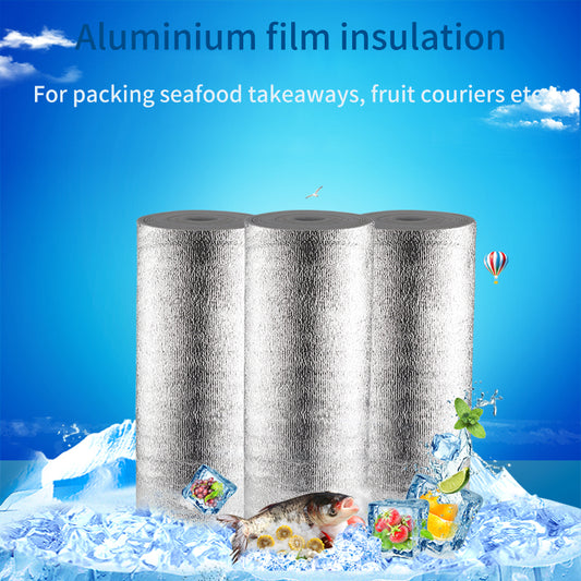 10M Aluminum Foil Perlite Roof Insulation Film Packing Insulation Material Packaging Express Insulation Film Fruit Takeaway Insulation Bag
