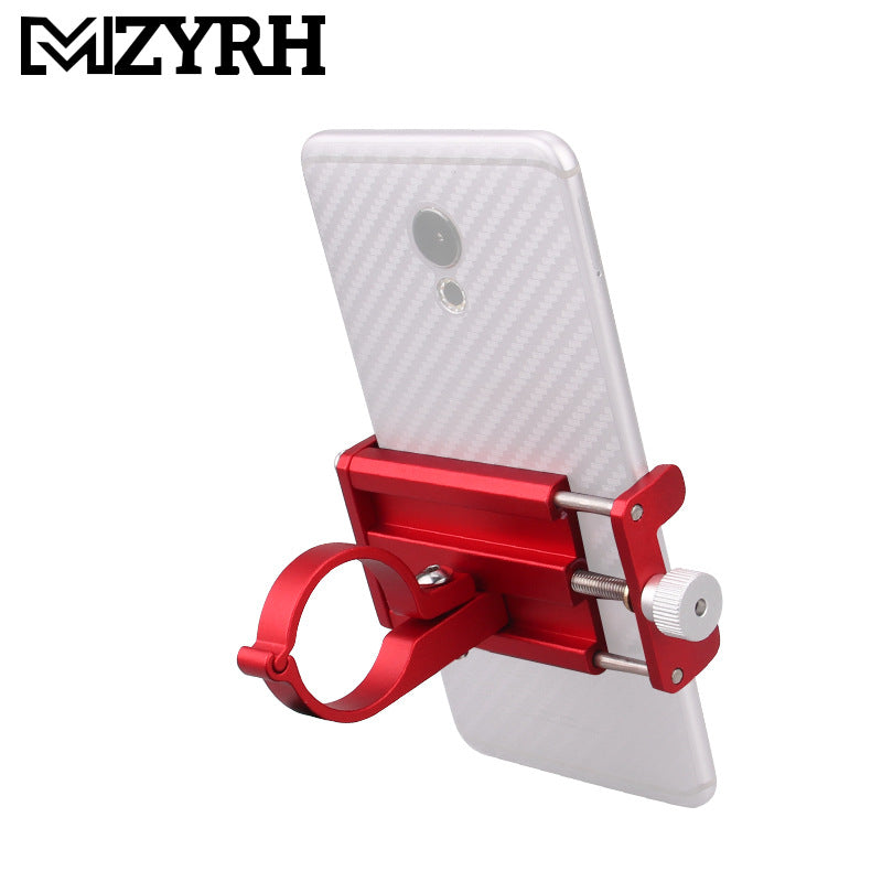 Bicycle Mobile Phone Bracket Aluminum Alloy Fixed Navigation Battery Electric Car Motorcycle Mobile Phone Bracket Riding