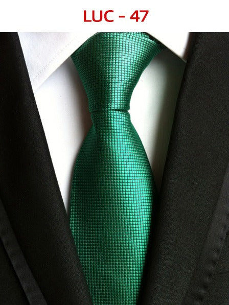 Polyester men's striped small floral business administrative tie