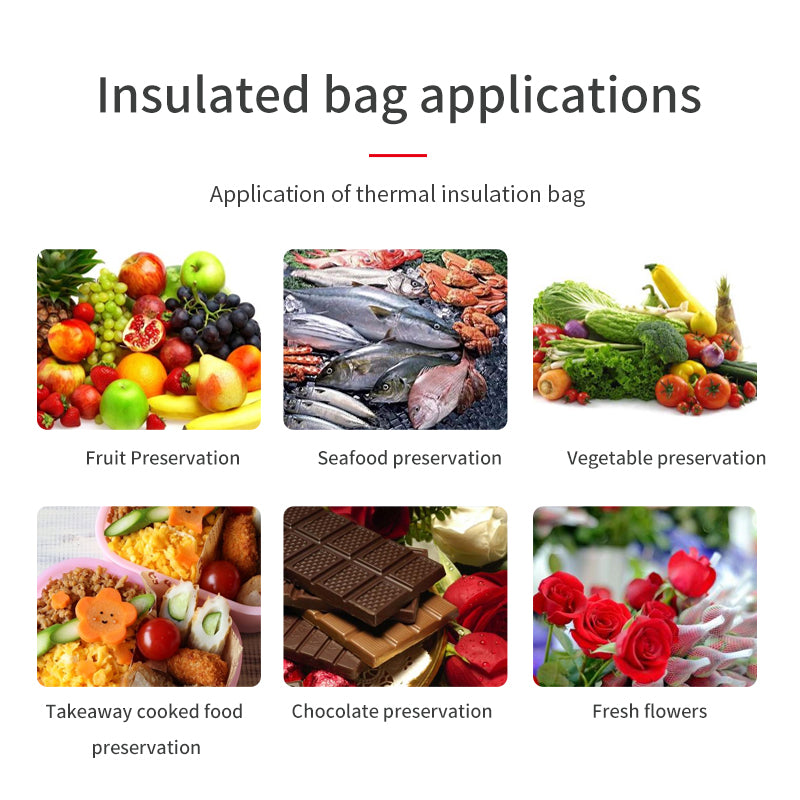 10M Aluminum Foil Perlite Roof Insulation Film Packing Insulation Material Packaging Express Insulation Film Fruit Takeaway Insulation Bag