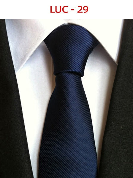 Polyester men's striped small floral business administrative tie