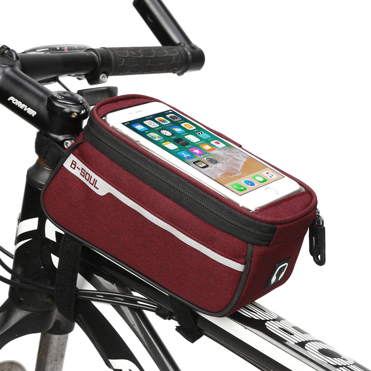 Mountain Bike Bag Front Beam Bag Bicycle Bag Road Car Front Bag Riding Equipment Saddle Bag Upper Tube Bag