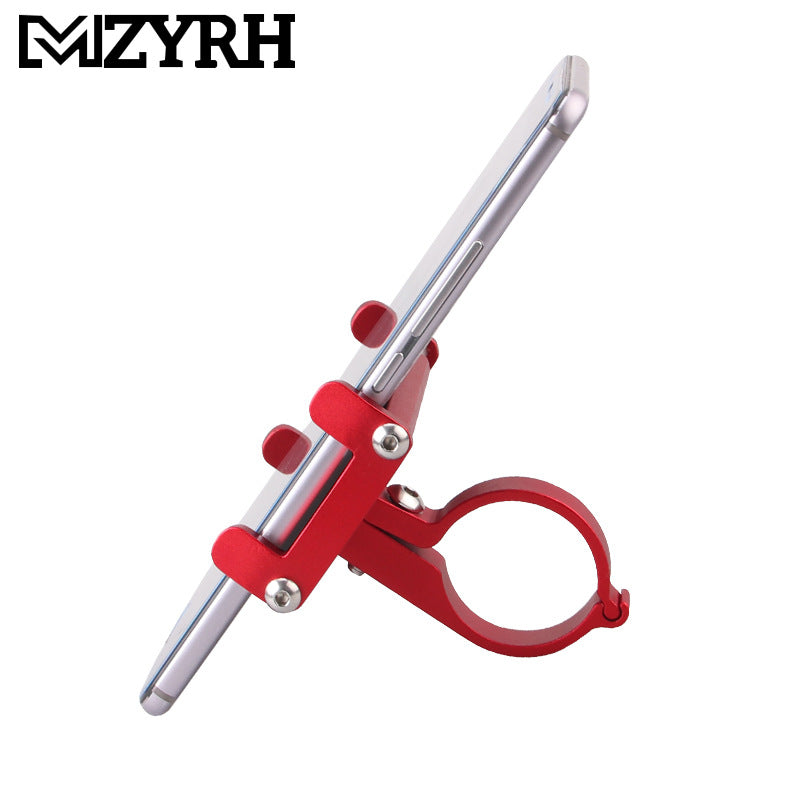 Bicycle Mobile Phone Bracket Aluminum Alloy Fixed Navigation Battery Electric Car Motorcycle Mobile Phone Bracket Riding