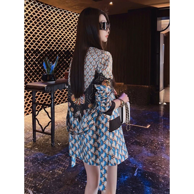 High end explosive street top, light mature style, casual plaid suit, small fragrant coat, women's thin style